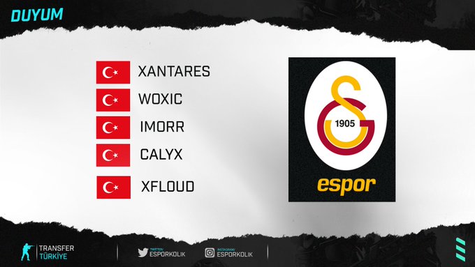 ФК Галатасарай может представить свой состав по CS GO