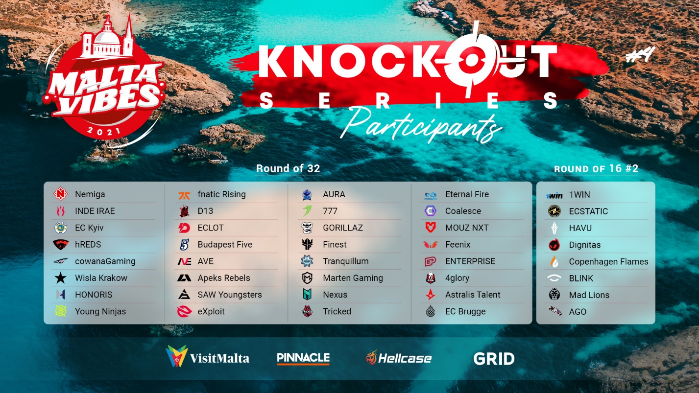 Объявлен список участников турнира Malta Vivbes Knockout Series 4